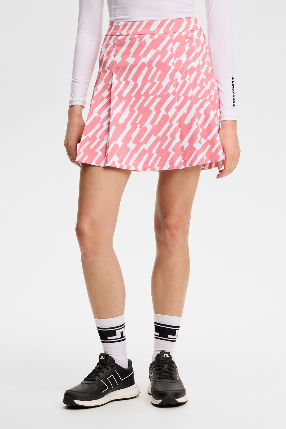 Alesia Print Skirt / Oak Flamingo M