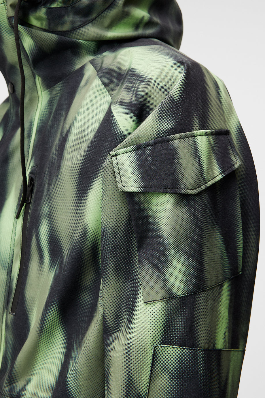 Cadian Printed Jacket / Oil Green
