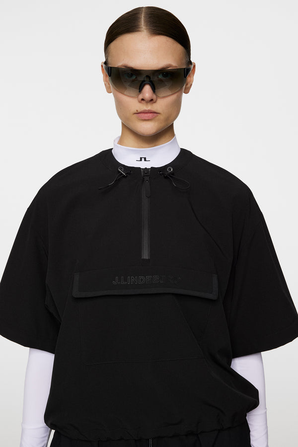 Chrisann Short Sleeve Pullover / Black