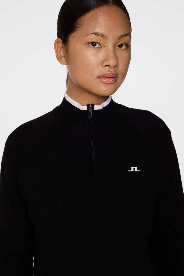 Ruth Windbreaker Sweater / Black