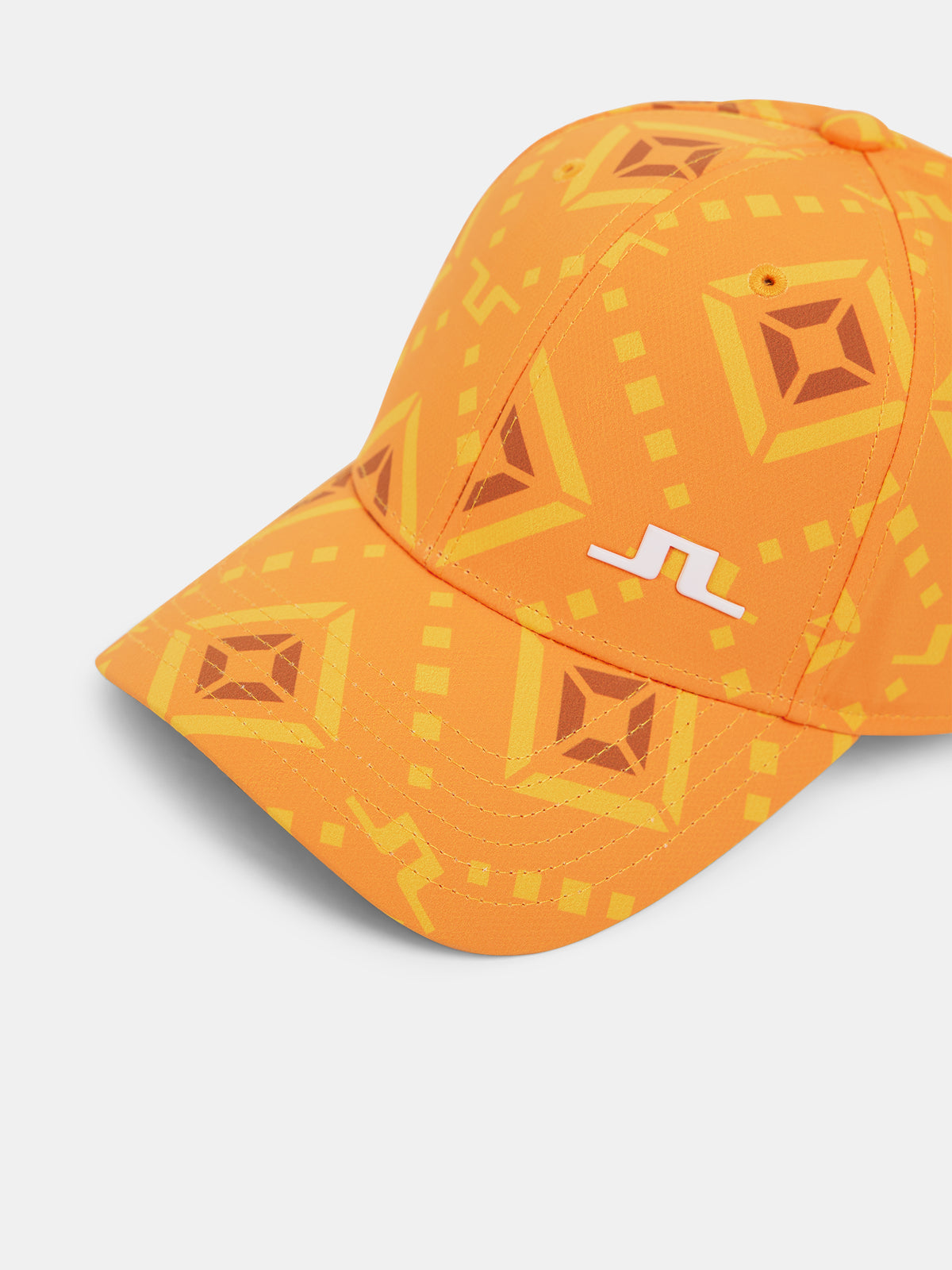 Layla Print Cap / Orange Diamond logo – J.Lindeberg