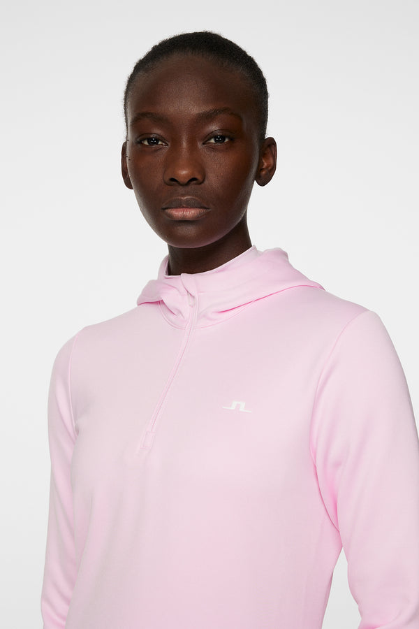 W Aerial Quarter Zip Hood / Nosegay