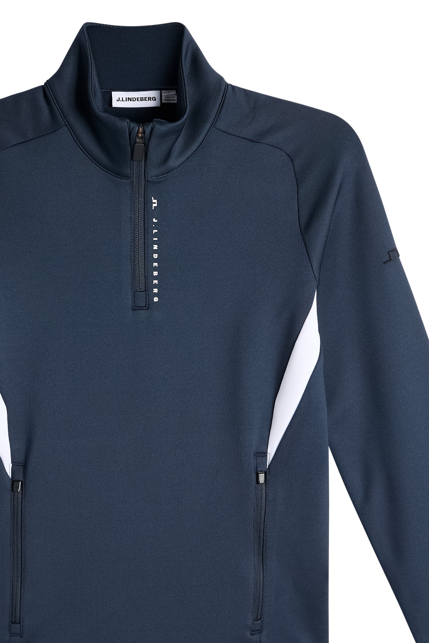 J.LINDEBERG ゴルフ ジャケット ネイビー XL Selena Quarter Zip Mid Layer | Golf | J.LINDEBERG®