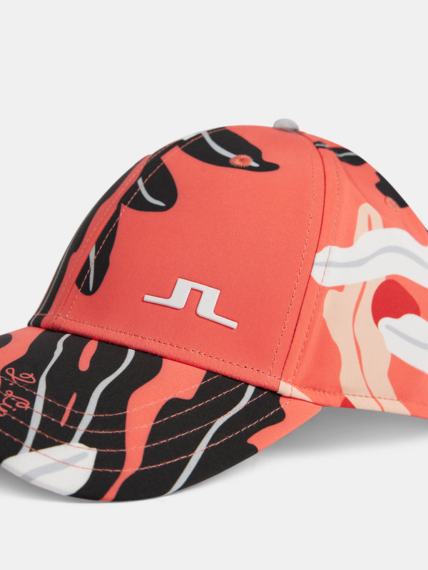 Asta Print Cap / Paradise Monstera Coral