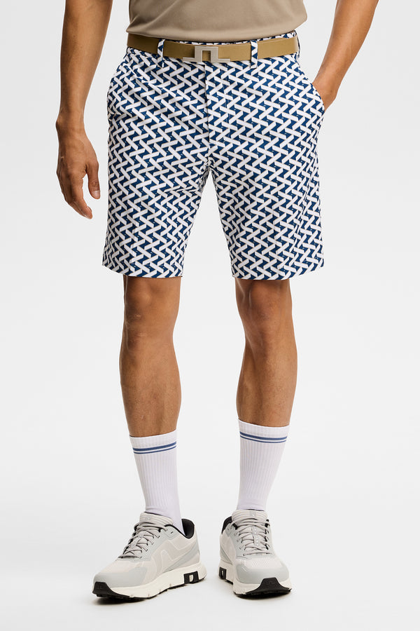 Vent Print Shorts / Ladder Estate White S