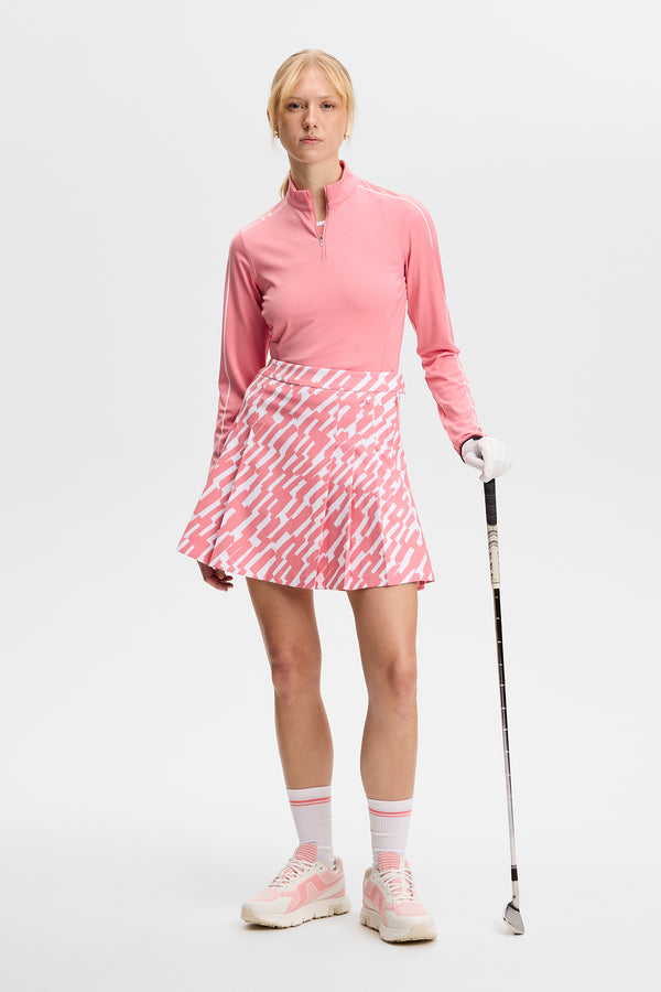 Adiola Quarter Zip Mid Layer / Flamingo Plume