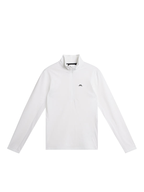 Lauryn Half Zip Mid Layer / White