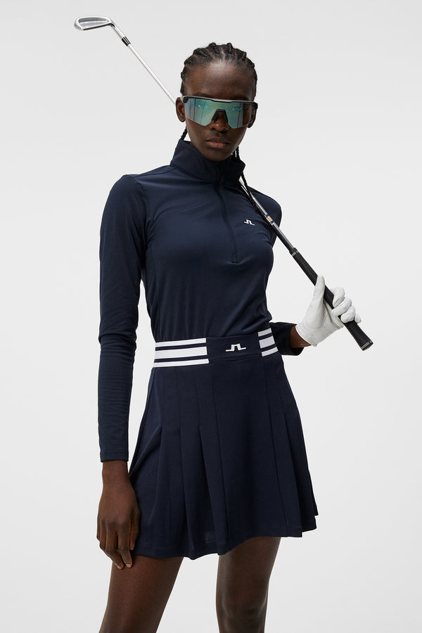 Lauryn Half Zip Mid Layer / JL Navy