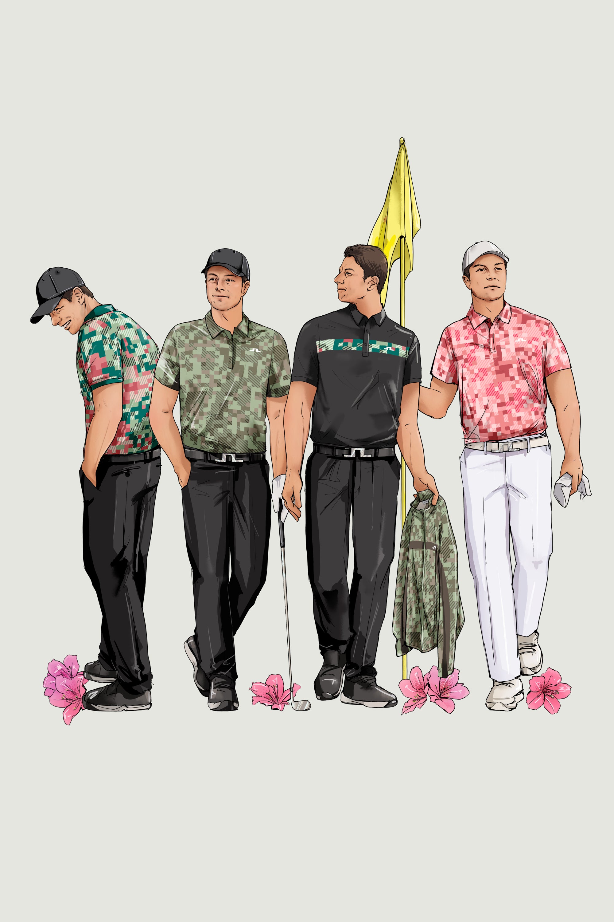 Viktor Hovland Day 1 Augusta Fit | Tour Look | J.LINDEBERG® – J