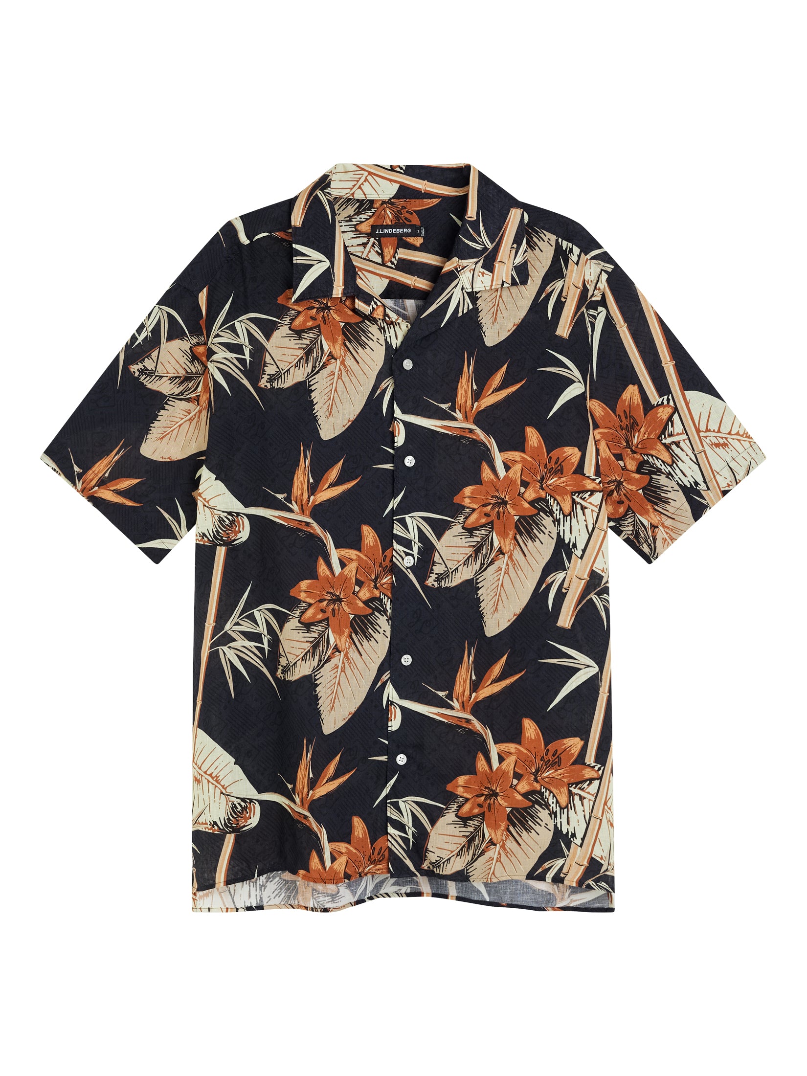 Elio Tropical Print Reg Shirt / JL Navy – J.Lindeberg