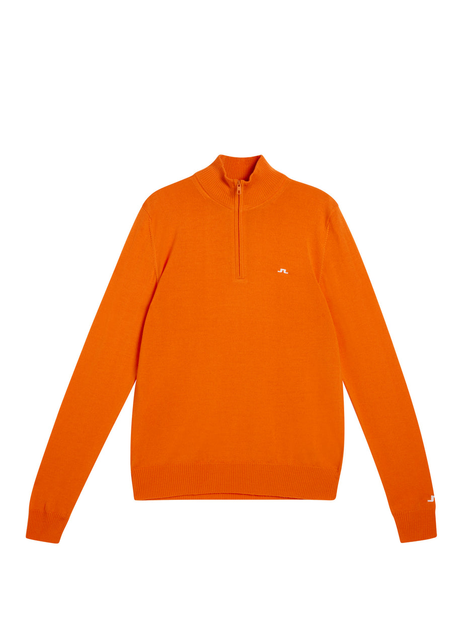 Kian Zipped Sweater / Russet Orange – J.Lindeberg