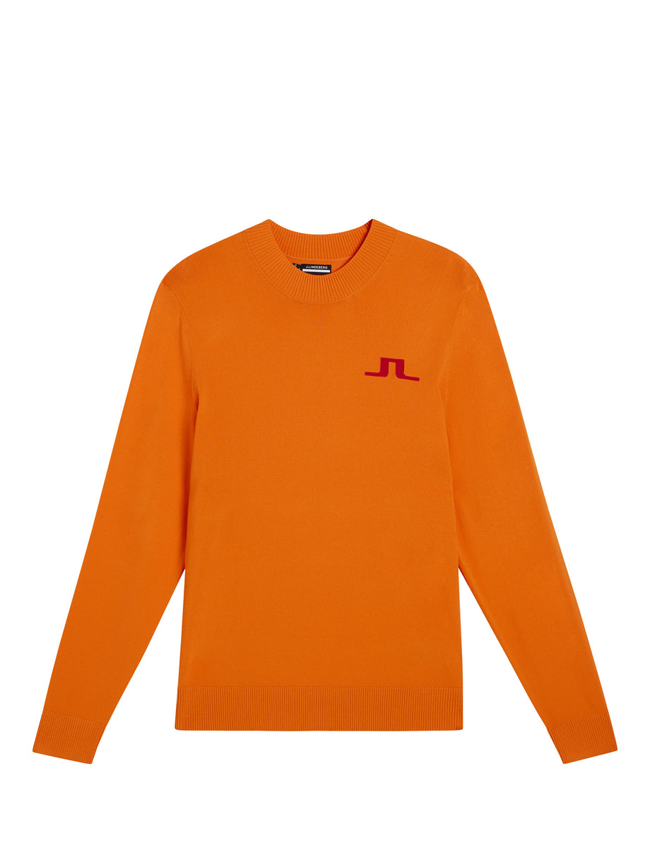 Gus Knitted Sweater / Russet Orange