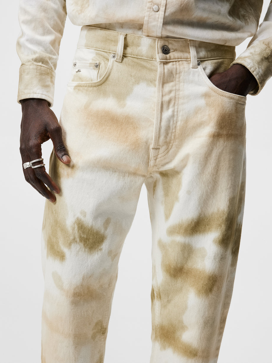 Cody Drip-Dye Regular Jeans / Aloe