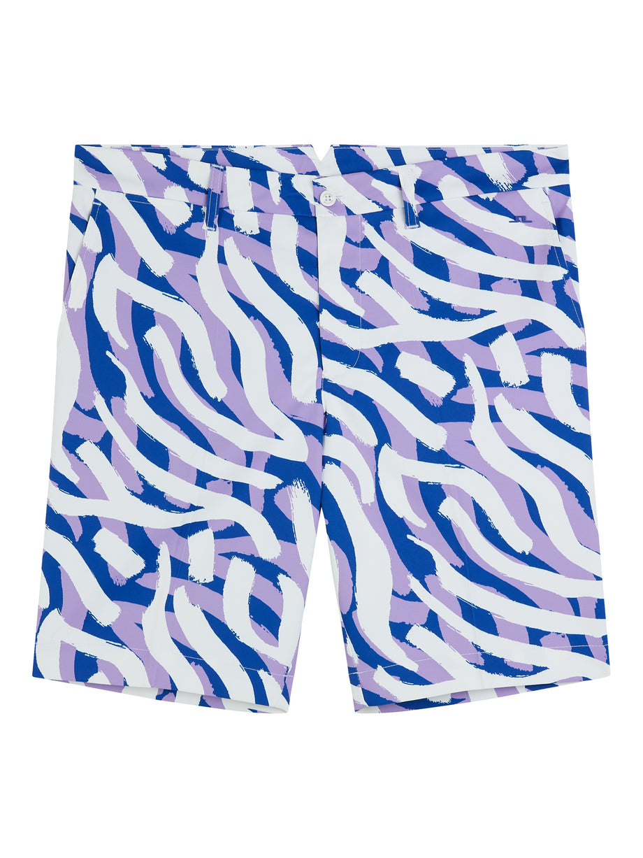 Eloy Print Shorts / purple painted zebra