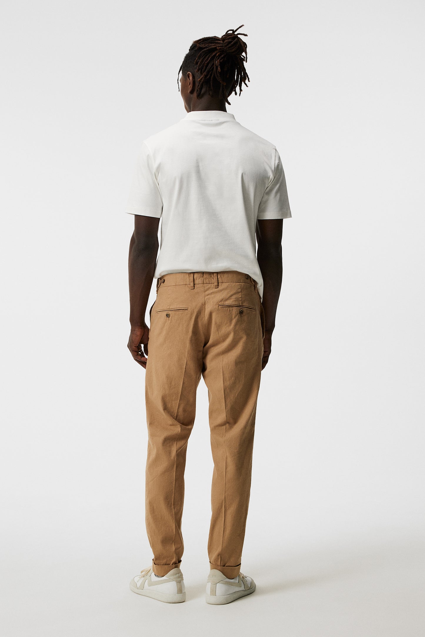 Grant Linen Stretch Pants / Tiger Brown