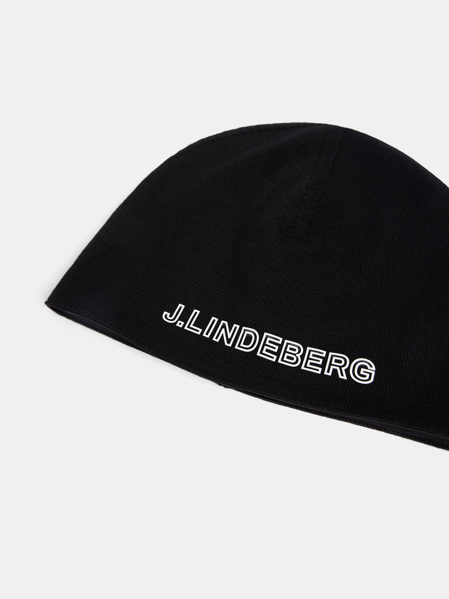 Logo Merino Windbreaker Hat / Black