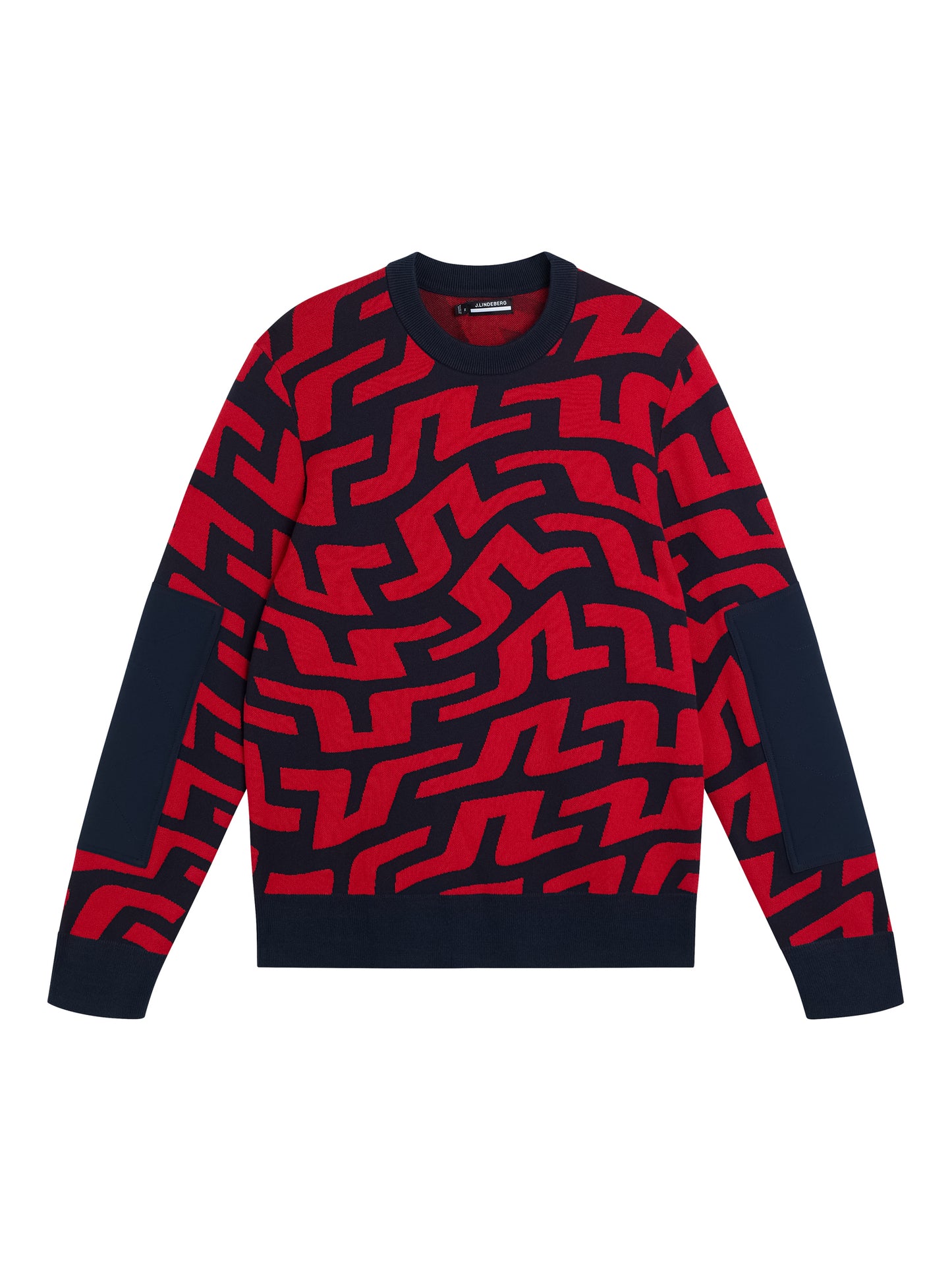 Swirl Knitted Sweater / Bridge Swirl Red