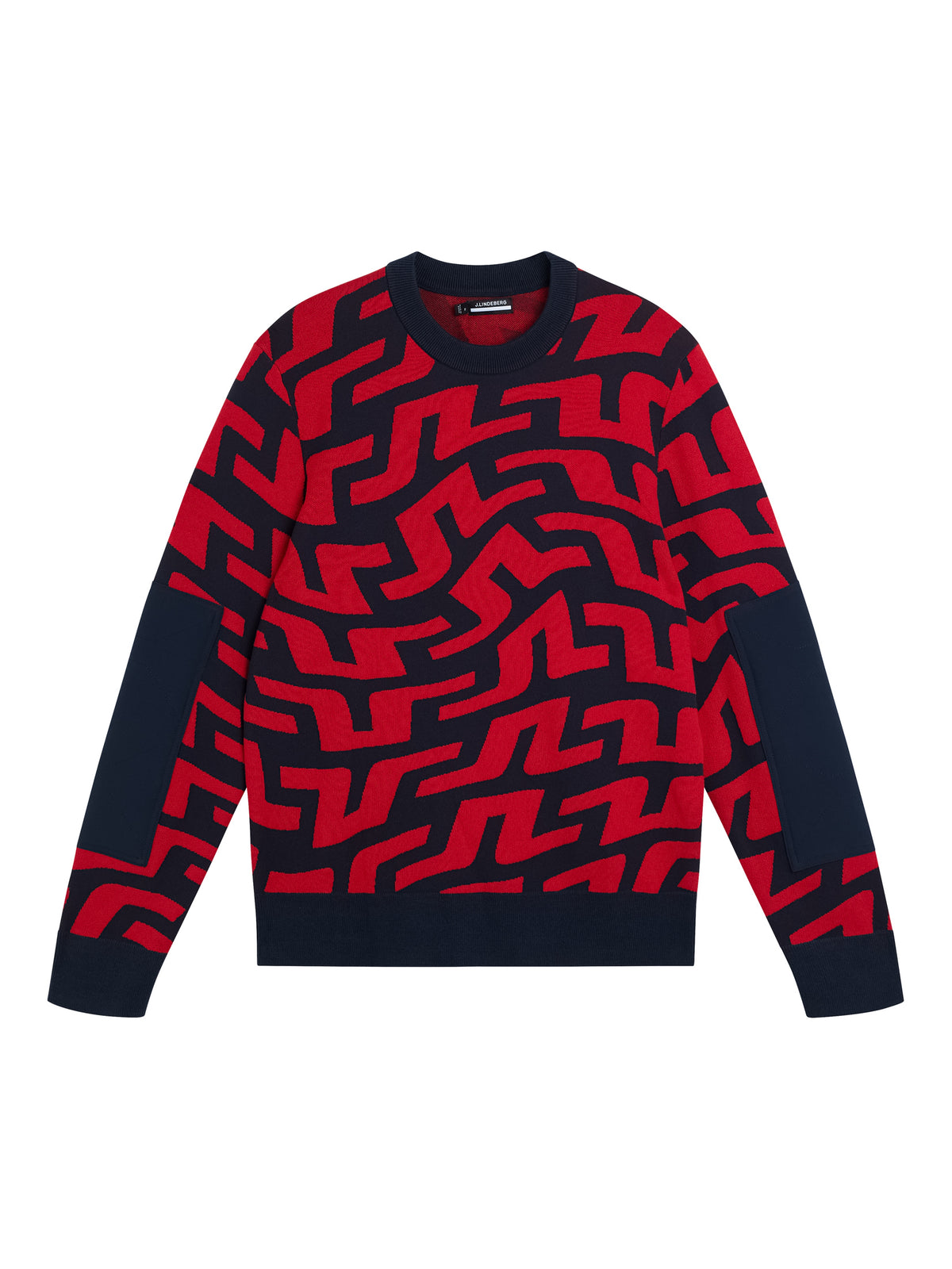 Swirl Knitted Sweater / Bridge Swirl Red – J.Lindeberg