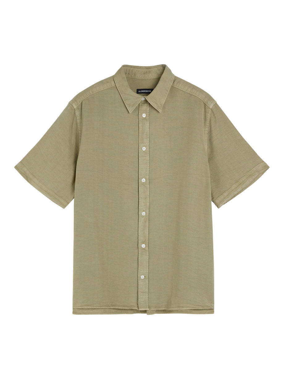 Comfort Tencel SS Reg Shirt / Aloe