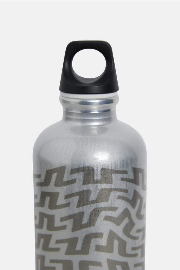 JL Water Bottle Metallic Logo / Grey