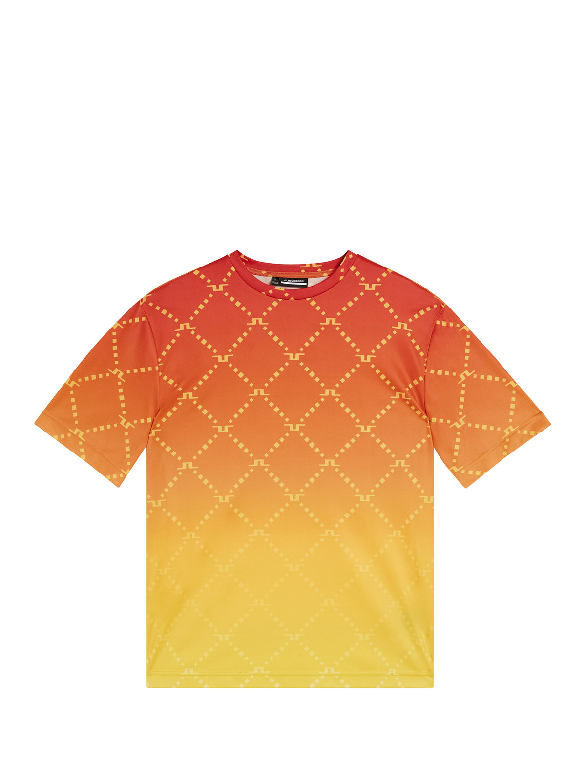 Flatlocked T-shirt / Sunset Fade logo