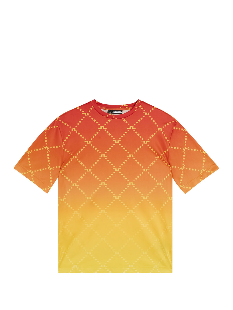 Flatlocked T-shirt / Sunset Fade logo – J.Lindeberg