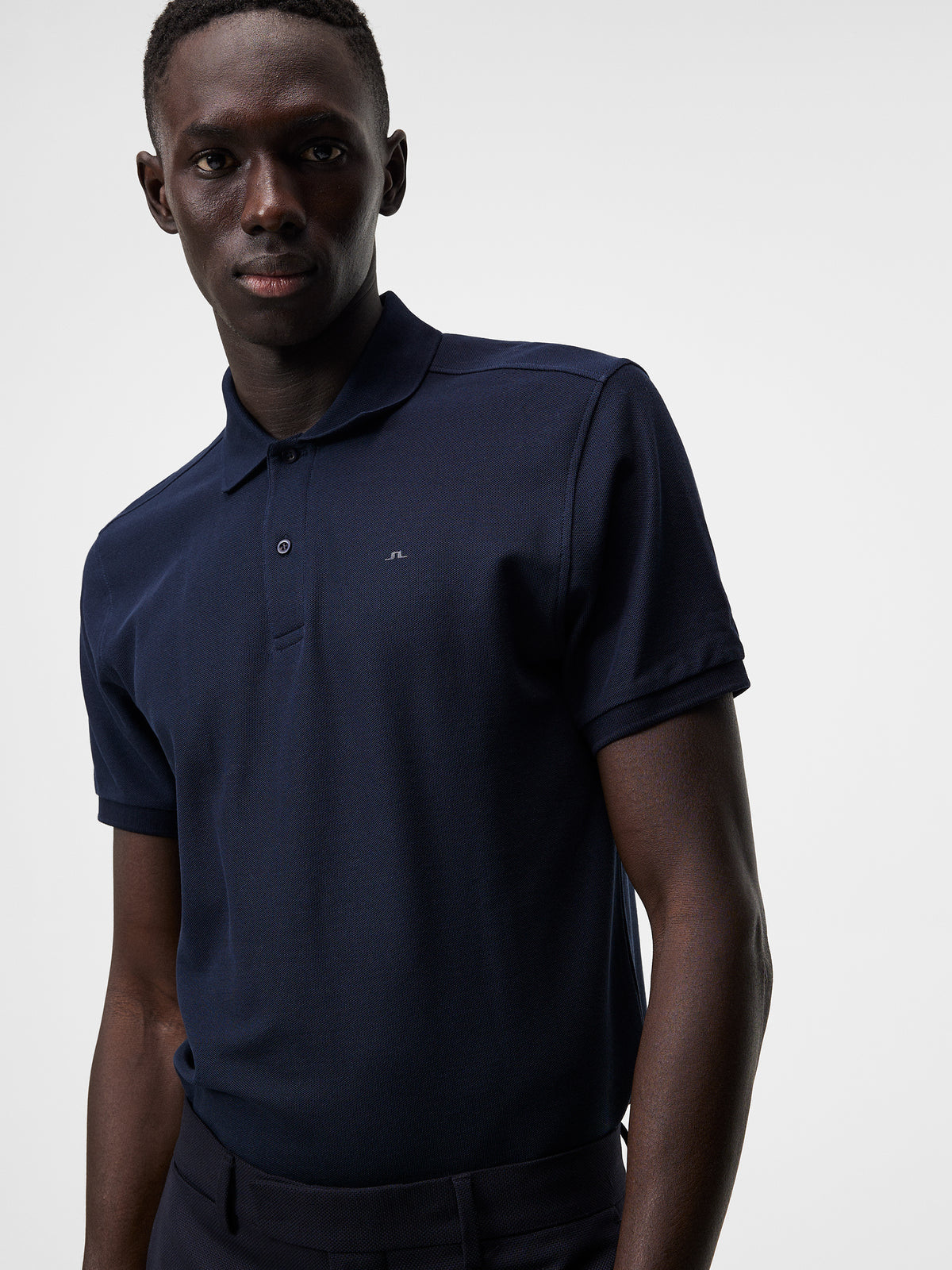 Troy Pique Polo Shirt JL Navy –