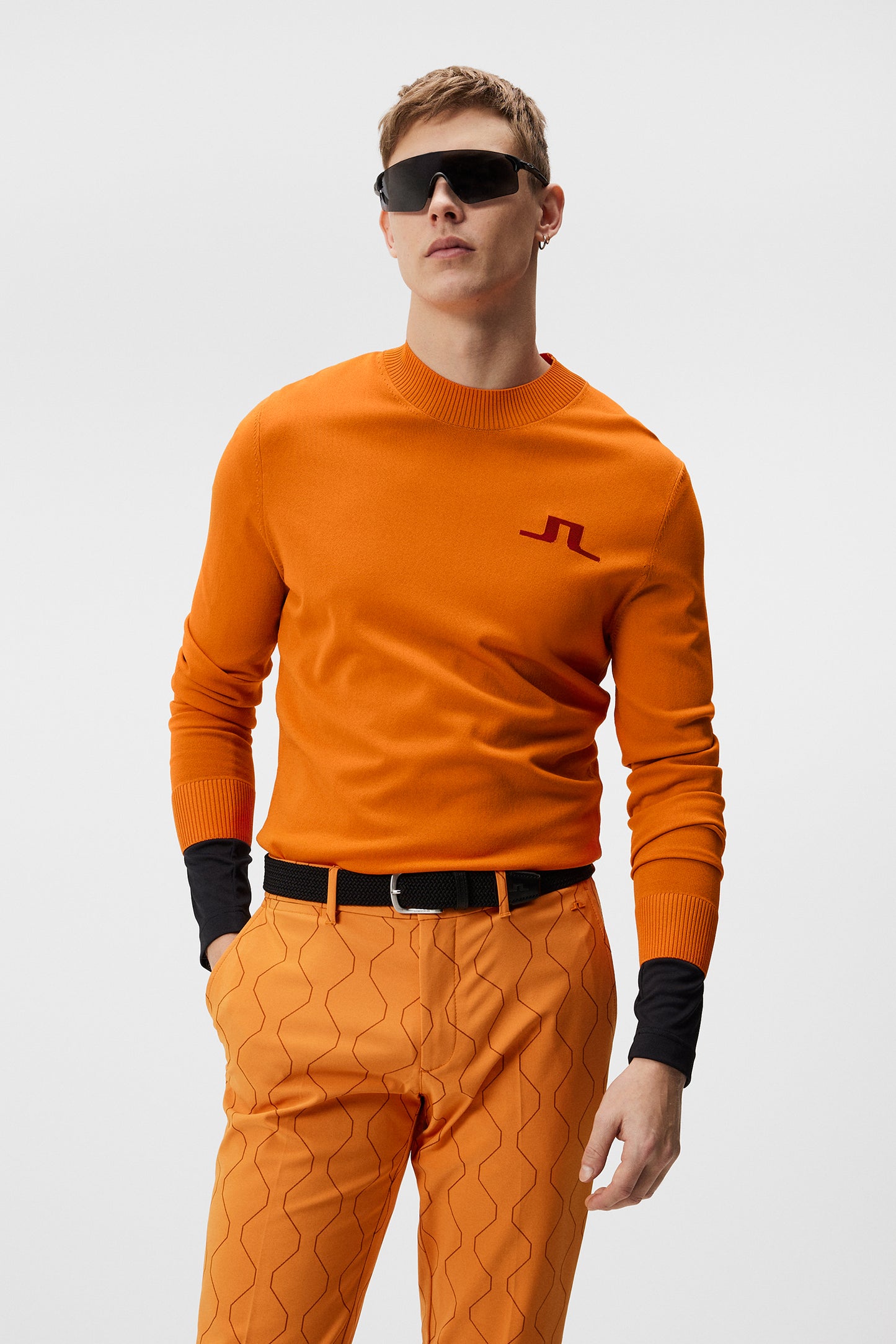 Gus Knitted Sweater / Russet Orange
