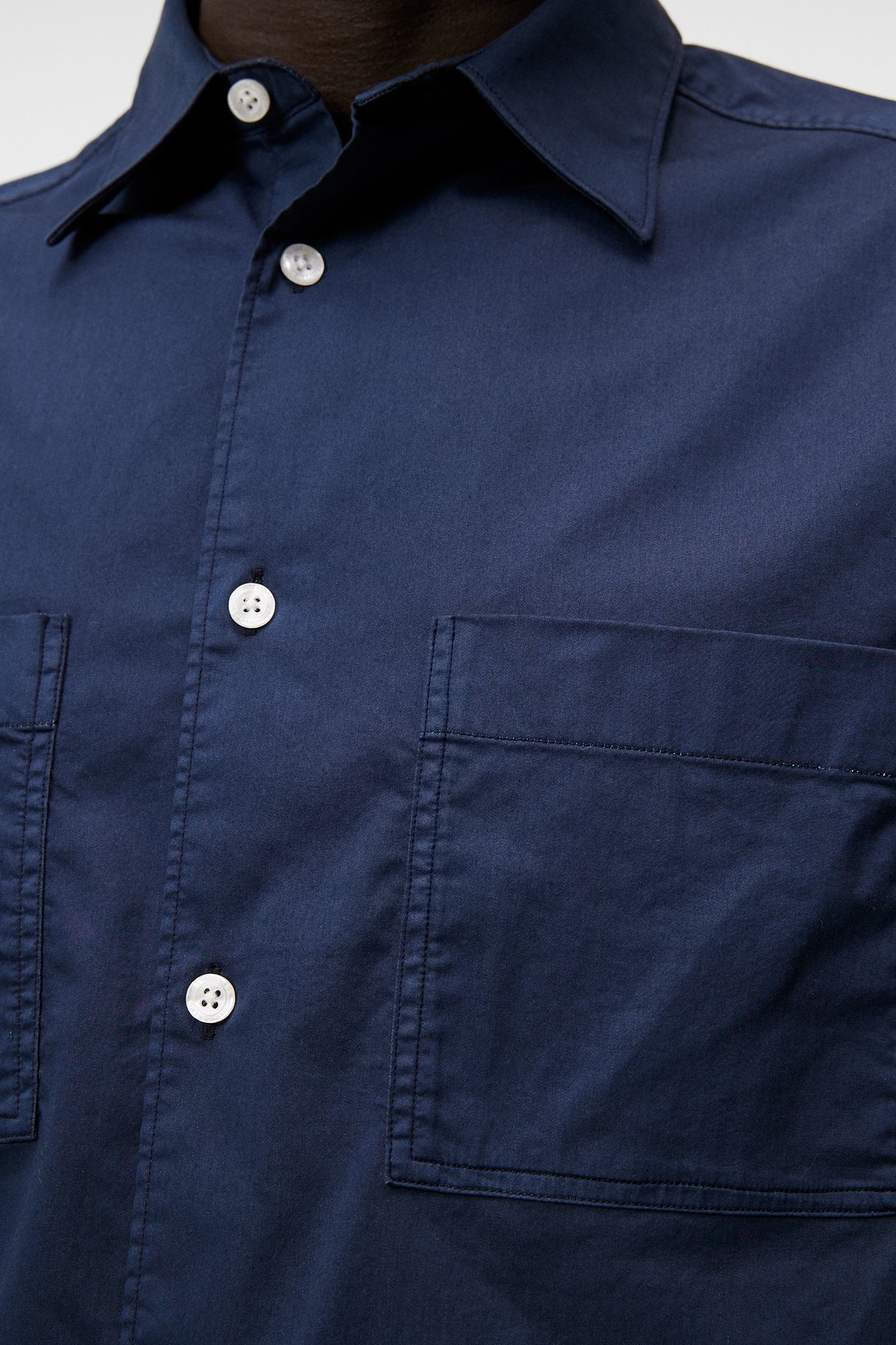 Gino Reg Garment Dye Shirt / JL Navy