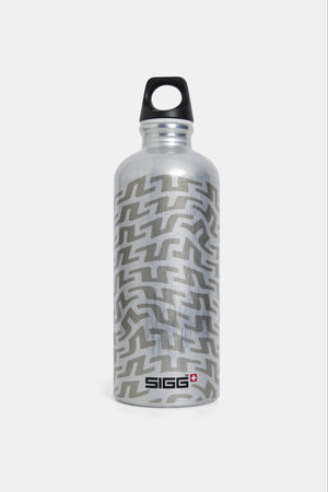JL Water Bottle Metallic Logo / Grey