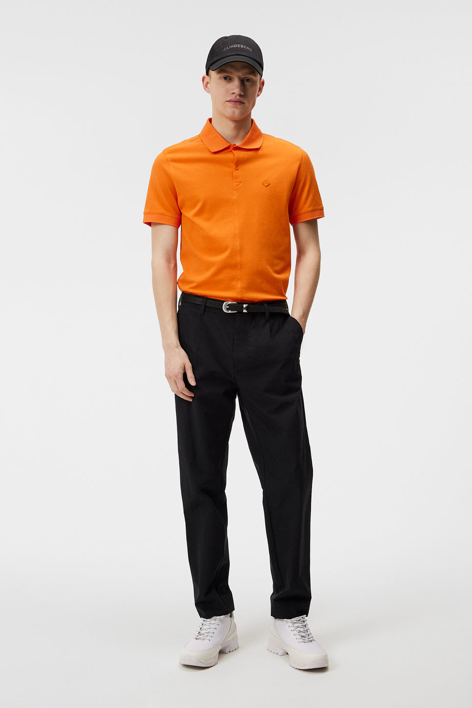 Rubi Slim Polo Shirt / Russet Orange