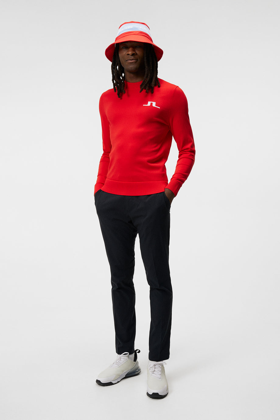 Gus Knitted Sweater / Fiery Red