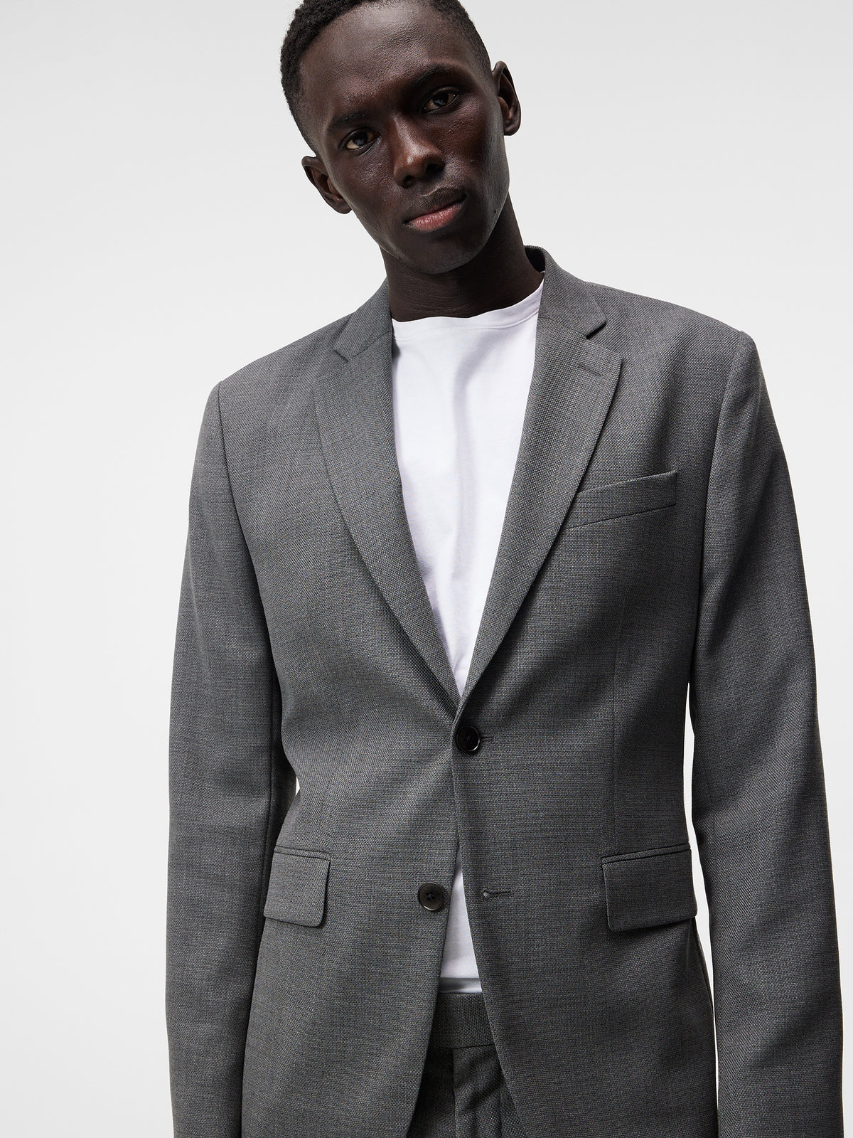 Hopper U Active Hopsack Grey Melange –