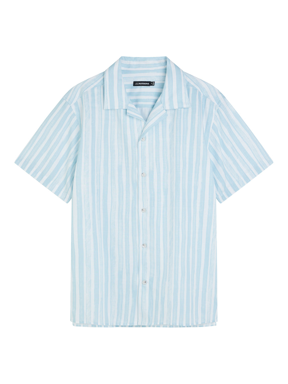 Elio Painted Stripe Reg Shirt / Dream Blue