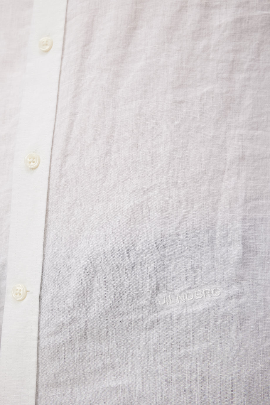 Clean Linen Slim Shirt / White