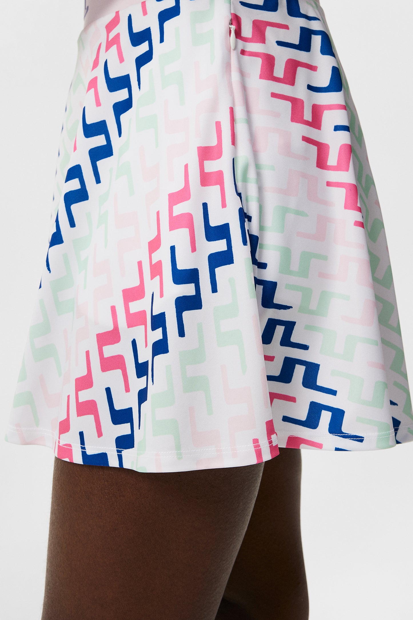 Joline Print Skirt / Pink Painted Bridge