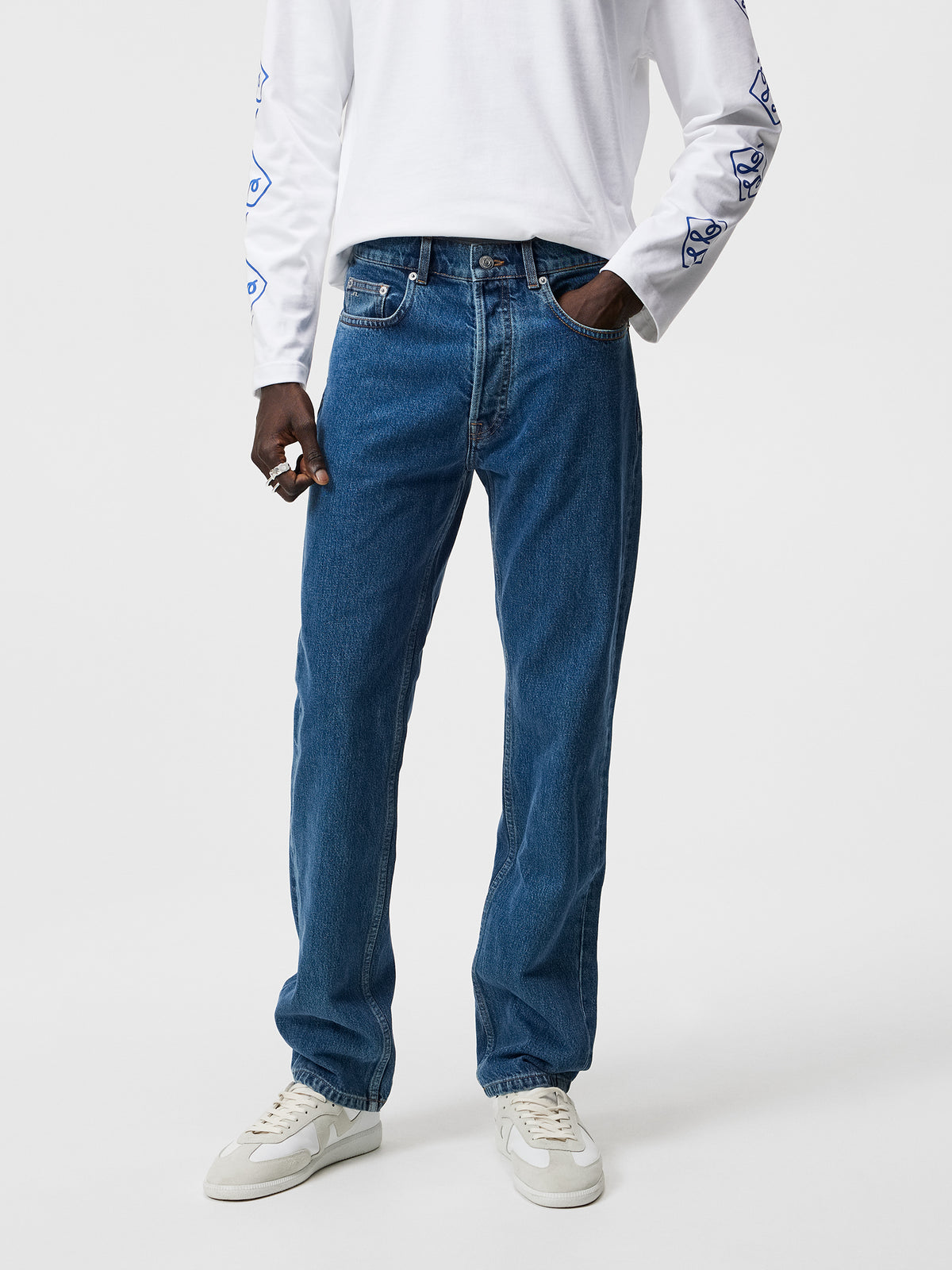 Cody Flat Indigo Regular Jeans / Mid Blue