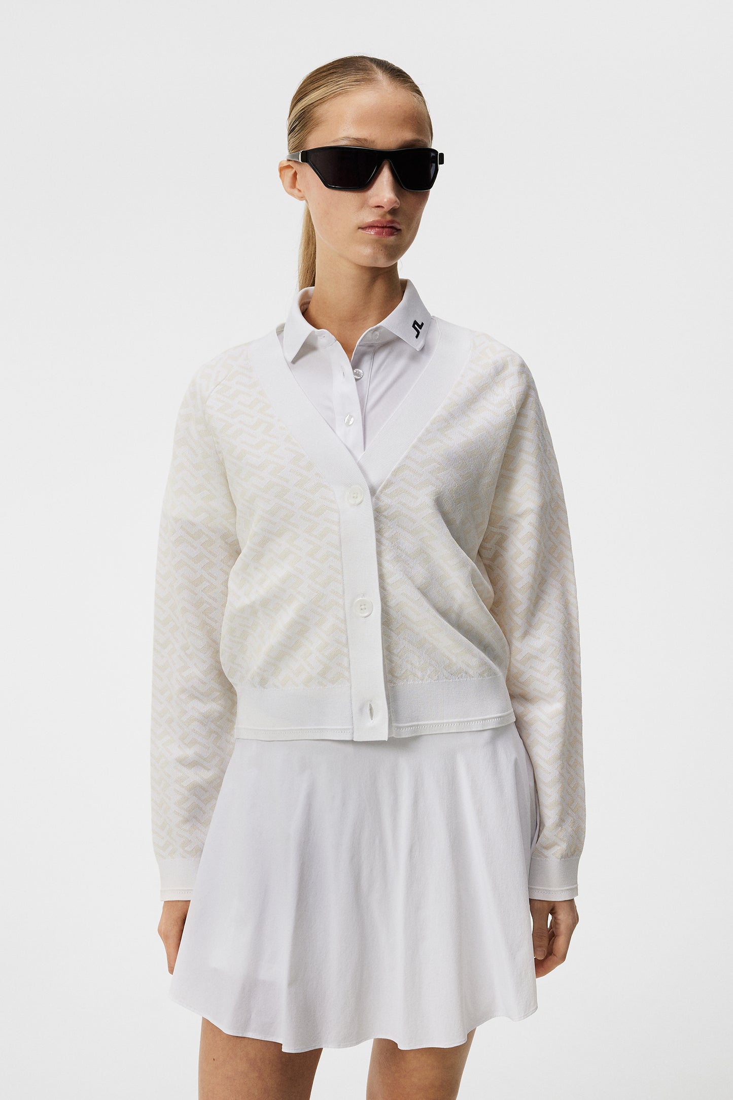 Hanna Knitted Cardigan / White