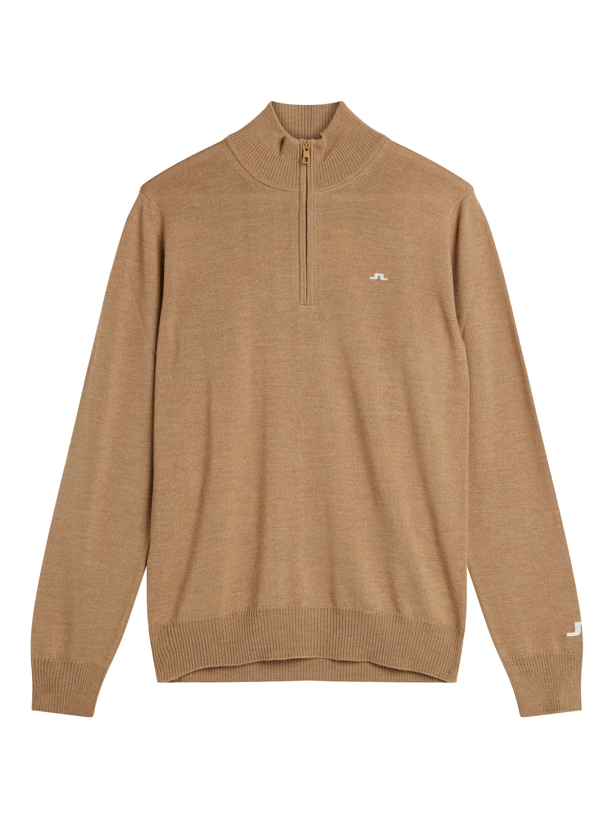 Kian Zipped Sweater / Tiger Brown