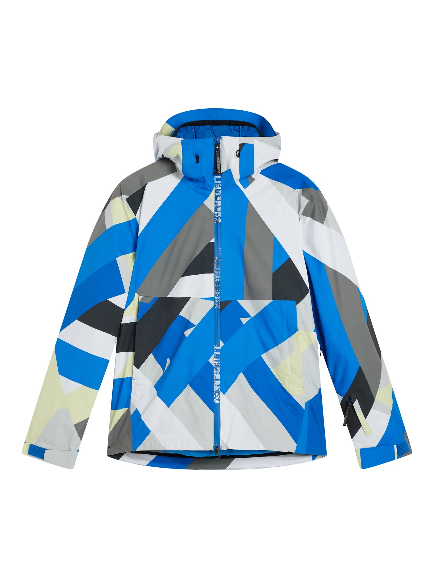 W Aerial 2 In1 Shell JKT Print / Grey Flag Patchwork