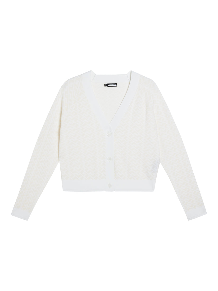 Hanna Knitted Cardigan / White