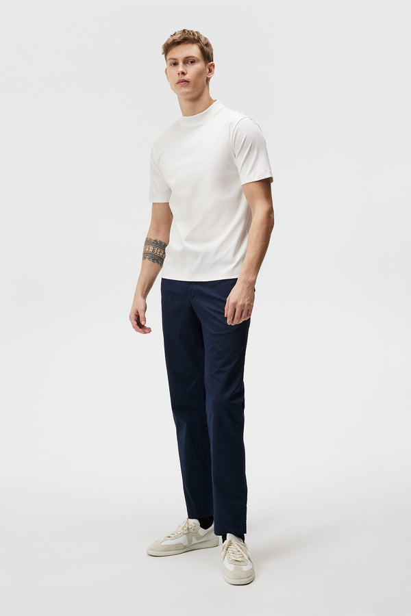 Ace Mock Neck T-shirt / White