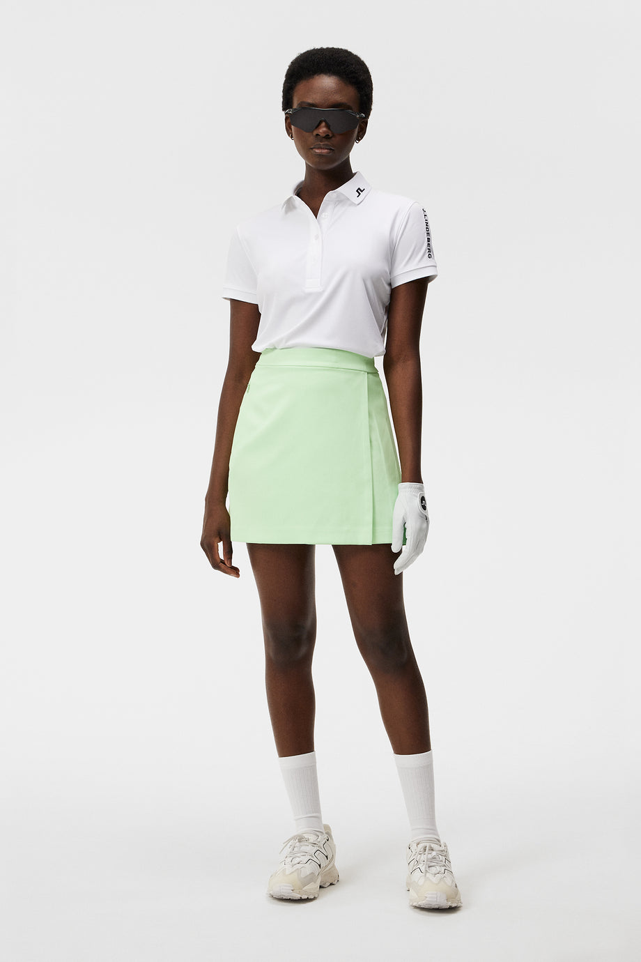 Cataleya Pleated Skirt / Patina Green