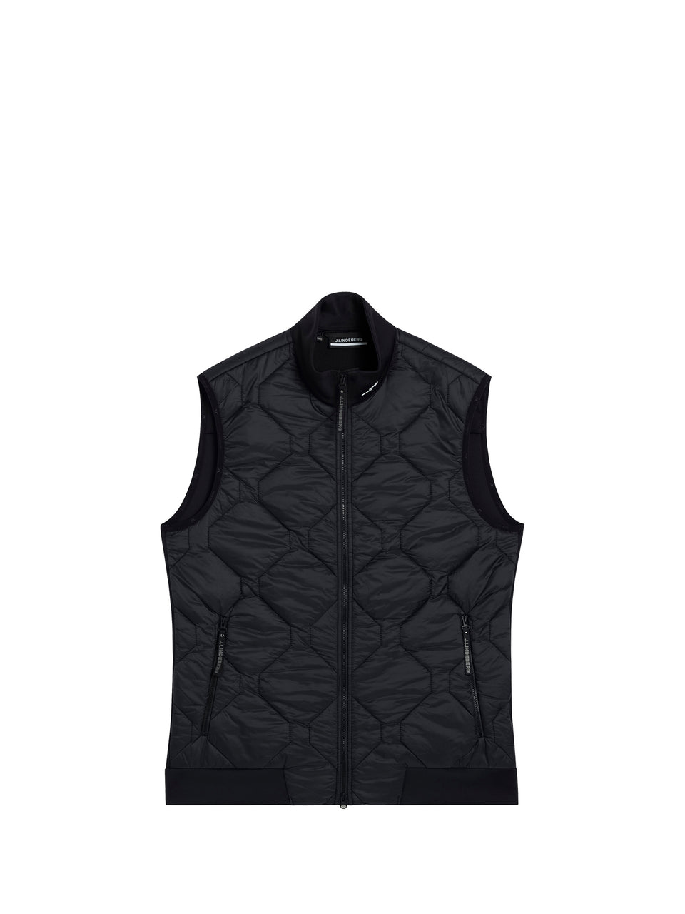 Quilt Hybrid Vest / Black