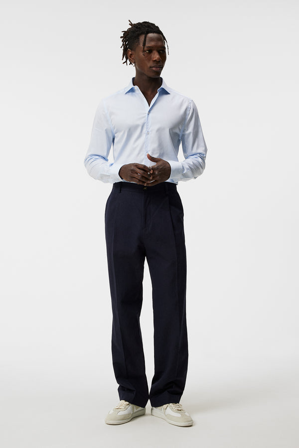 Non-iron Twill Superslim Shirt / Skyway