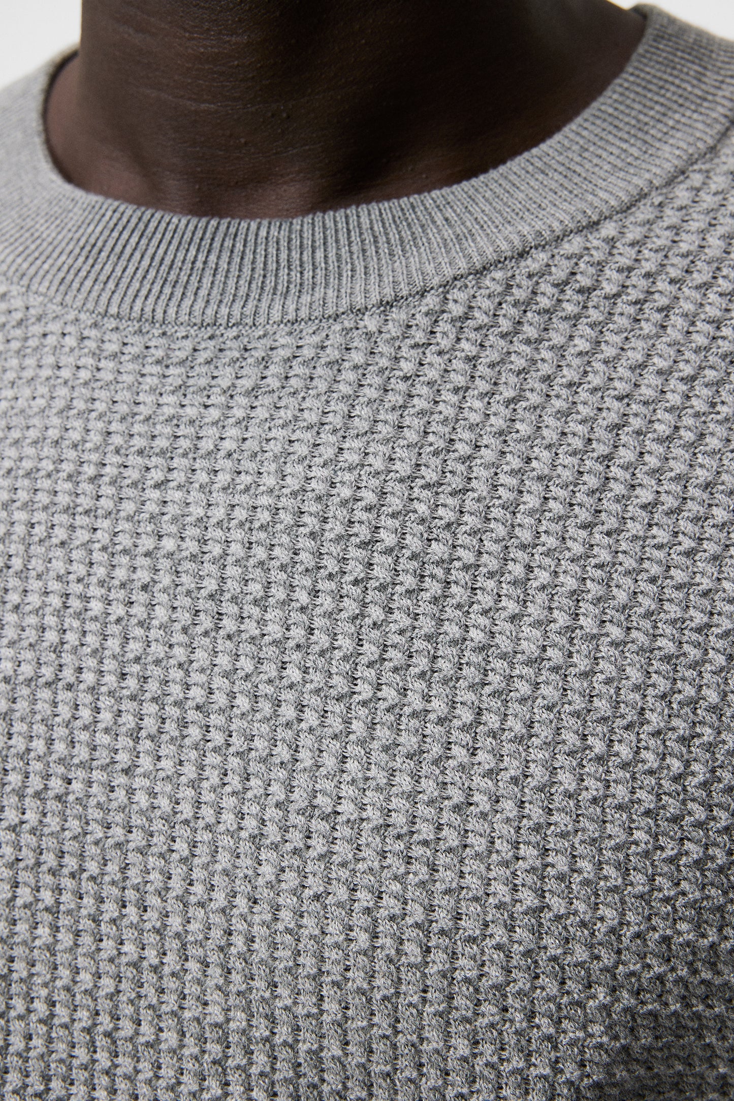 Arthur Knit Org Cotton / Light Grey Melange