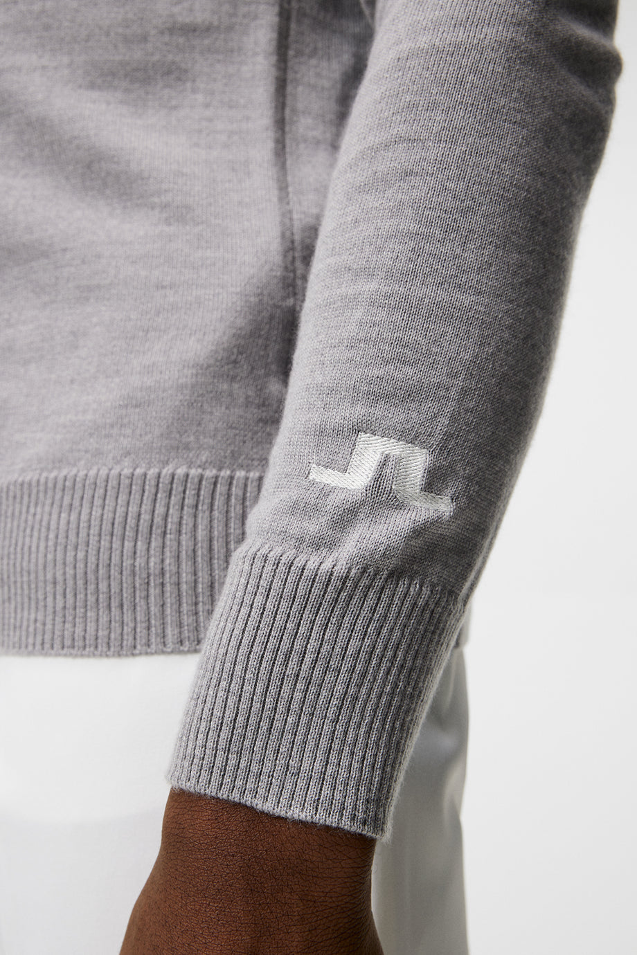 Kian Knitted Sweater / Grey Melange