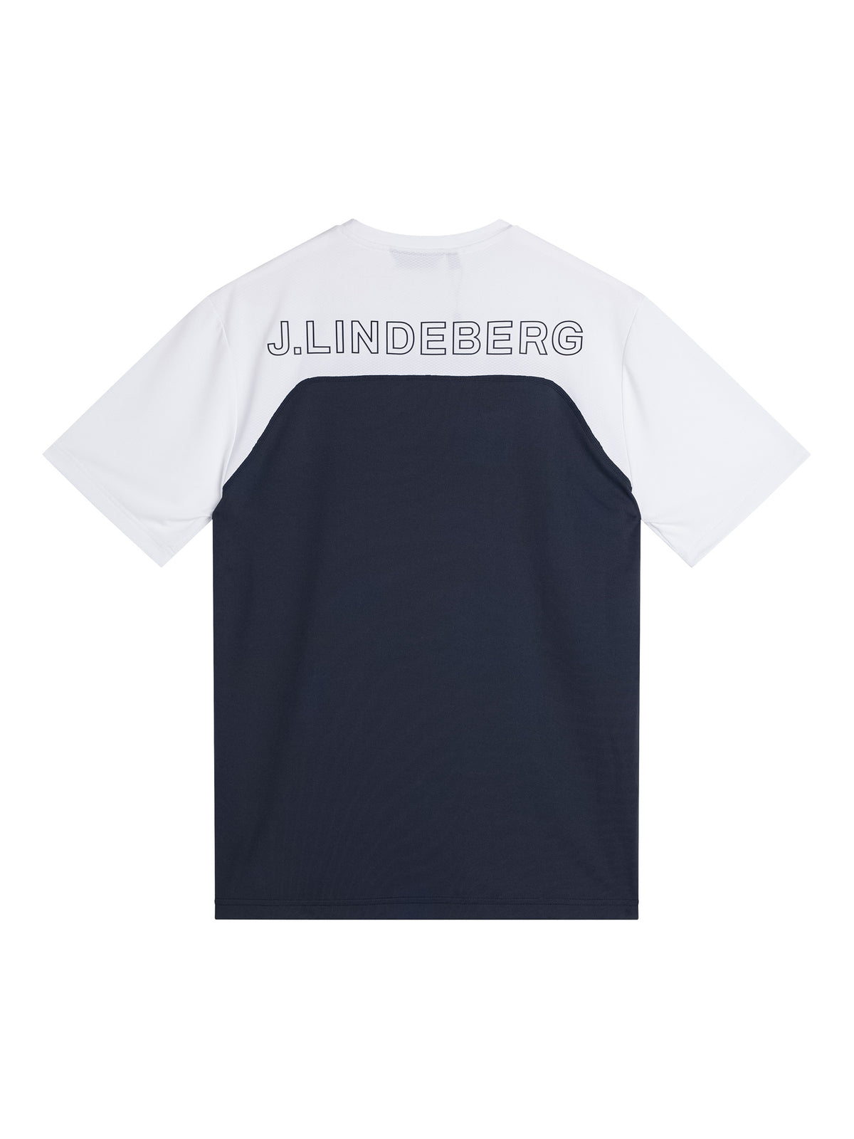 Mesh blocked T-shirt / JL Navy