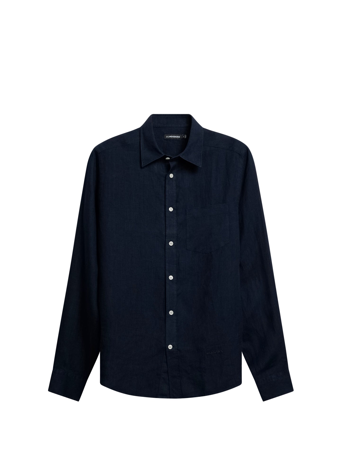 Clean Linen Slim Shirt / JL Navy