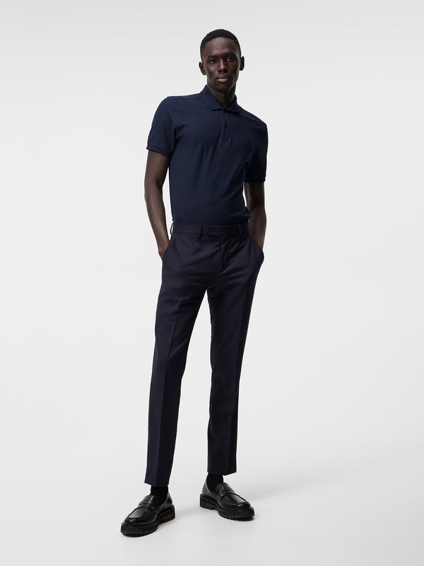 Troy Pique Polo Shirt / JL Navy